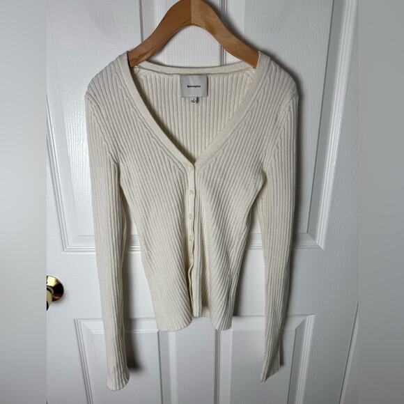 Reformation Fia Cashmere Blend Cardigan S - Picture 2 of 8
